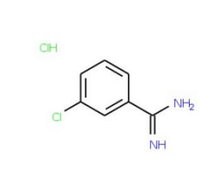 3-Chlorobenzamidine hydrochloride (CAS 24095-60-1) - chemical structure image