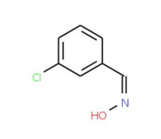3-Chlorobenzenecarbaldehyde oxime (CAS 92062-57-2) - chemical structure image
