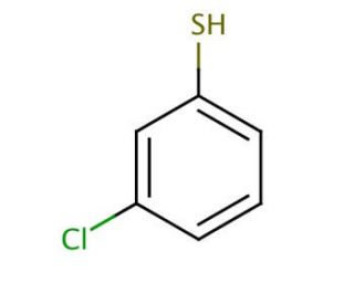 3-Chlorobenzenethiol (CAS 2037-31-2) - chemical structure image