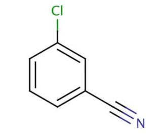 3-Chlorobenzonitrile (CAS 766-84-7) - chemical structure image