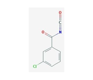 3-chlorobenzoyl isocyanate - chemical structure image