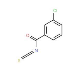 3-Chlorobenzoyl isothiocyanate (CAS 66090-36-6) - chemical structure image