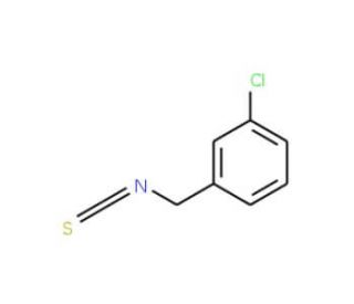 3-Chlorobenzyl isothiocyanate (CAS 3694-58-4) - chemical structure image
