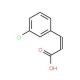 3-Chlorocinnamic acid (CAS 1866-38-2) - chemical structure image