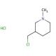 3-Chloromethyl-1-methylpiperidine hydrochloride (CAS 66496-82-0) - chemical structure image