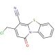 3-(chloromethyl)-1-oxo-1H-pyrido[2,1-b][1,3]benzothiazole-4-carbonitrile - chemical structure image