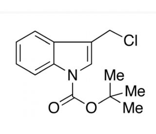 3-(Chloromethyl)-1H-indole-1-carboxylic Acid 1,1-Dimethylethyl Ester (CAS 862704-32-3) - chemical structure image