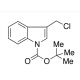 3-(Chloromethyl)-1H-indole-1-carboxylic Acid 1,1-Dimethylethyl Ester 的分子结构, CAS编号: 862704-32-3 3-(Chloromethyl)-1H-indole-1-carboxylic Acid 1,1-Dimethylethyl Ester (CAS 862704-32-3) - chemical structure image