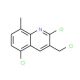 3-Chloromethyl-2,5-dichloro-8-methylquinoline (CAS 948292-13-5) - chemical structure image