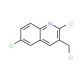 3-Chloromethyl-2,6-dichloroquinoline (CAS 948290-83-3) - chemical structure image