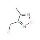 3-Chloromethyl-4-methyl-furazan - chemical structure image
