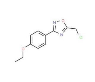 3-(chloromethyl)-5-(4-ethoxyphenyl)-1,2,4-oxadiazole - chemical structure image