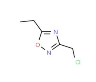 3-(chloromethyl)-5-ethyl-1,2,4-oxadiazole (CAS 83227-01-4) - chemical structure image
