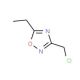 3-(chloromethyl)-5-ethyl-1,2,4-oxadiazole (CAS 83227-01-4) - chemical structure image