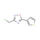 3-(chloromethyl)-5-thien-3-yl-1,2,4-oxadiazole (CAS 184970-24-9) - chemical structure image