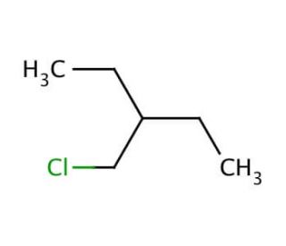 3-(Chloromethyl)pentane (CAS 4737-41-1) - chemical structure image