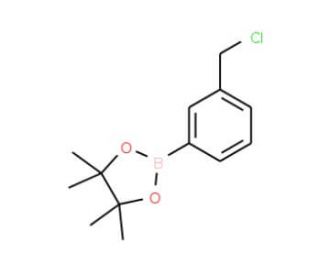 3-Chloromethylphenylboronic acid pinacol ester (CAS 1073353-44-2) - chemical structure image