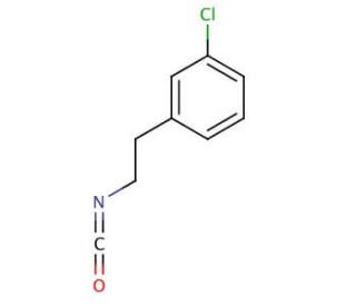 3-Chlorophenethyl isocyanate (CAS 62334-11-6) - chemical structure image