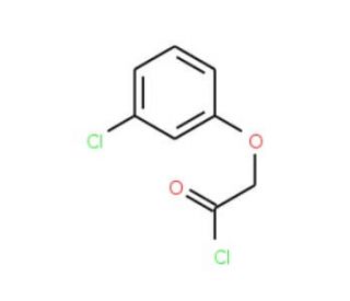 (3-Chlorophenoxy)acetyl chloride (CAS 114476-84-5) - chemical structure image