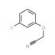 3-Chlorophenoxyacetonitrile (CAS 43111-32-6) - chemical structure image