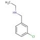 [(3-chlorophenyl)methyl](ethyl)amine (CAS 39180-82-0) - chemical structure image