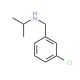 [(3-chlorophenyl)methyl](propan-2-yl)amine - chemical structure image