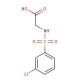 {[(3-chlorophenyl)sulfonyl]amino}acetic acid (CAS 565198-64-3) - chemical structure image