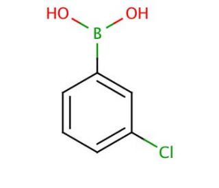 3-Chlorophenylboronic acid (CAS 63503-60-6) - chemical structure image