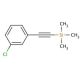 (3-Chlorophenylethynyl)trimethylsilane (CAS 227936-62-1) - chemical structure image