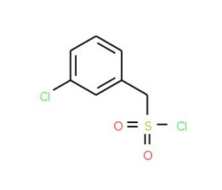 3-Chlorophenylmethanesulfonyl chloride (CAS 24974-73-0) - chemical structure image