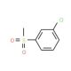 3-Chlorophenylmethylsulfone - chemical structure image