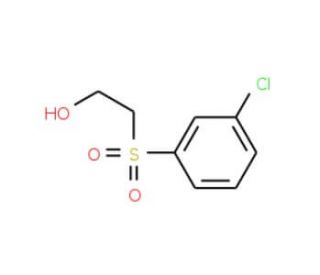 3-Chlorophenylsulfonylethanol - chemical structure image