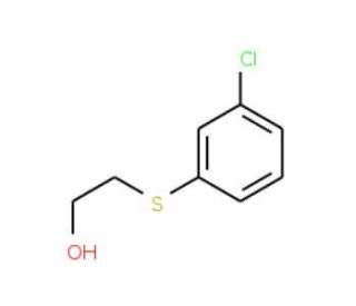3-Chlorophenylthioethanol - chemical structure image