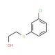 3-Chlorophenylthioethanol - chemical structure image