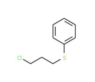 3-Chloropropyl phenyl sulfide (CAS 4911-65-3) - chemical structure image