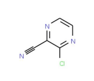 3-Chloropyrazine-2-carbonitrile (CAS 55557-52-3) - chemical structure image