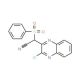 (3-chloroquinoxalin-2-yl)(phenylsulfonyl)acetonitrile (CAS 121512-58-1) - chemical structure image