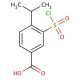 3-(chlorosulfonyl)-4-(propan-2-yl)benzoic acid (CAS 59815-29-1) - chemical structure image