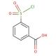 3-(Chlorosulfonyl)benzoic acid (CAS 4025-64-3) - chemical structure image