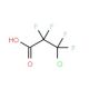3-Chlorotetrafluoropropionic acid (CAS 661-82-5) - chemical structure image
