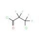 3-Chlorotetrafluoropropionyl chloride (CAS 24503-62-6) - chemical structure image