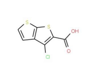 3-chlorothieno[2,3-b]thiophene-2-carboxylic acid (CAS 39244-08-1) - chemical structure image