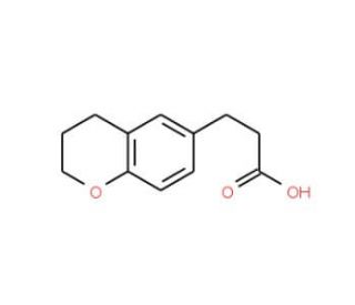 3-Chroman-6-yl-propionic acid - chemical structure image