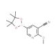 3-Cyano-2-methoxypyridine-5-boronic acid, pinacol ester (CAS 1073354-05-8) - chemical structure image