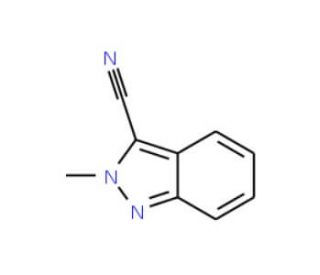 3-Cyano-2-methyl-2H-indazole (CAS 31748-45-5) - chemical structure image