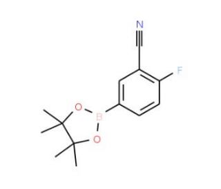 3-Cyano-4-fluorophenylboronic acid pinacol ester (CAS 775351-57-0) - chemical structure image