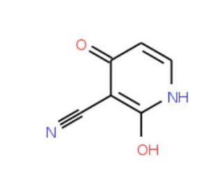 3-Cyano-4-hydroxy-2(1H)-pyridinone (CAS 5657-64-7) - chemical structure image