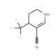 3-Cyano-4-trifluoromethyl-1,4,5,6-tetrahydropyridine - chemical structure image