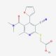 {[3-cyano-5-[(dimethylamino)carbonyl]-4-(2-furyl)-6-methylpyridin-2-yl]thio}acetic acid - chemical structure image