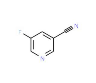 3-Cyano-5-fluoropyridine (CAS 696-42-4) - chemical structure image